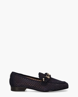 22E018 Donkerblauw Damesloafers