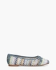 2410507 Blauw/Multicolor Damesballerina