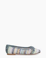 2410507 Blauw/Multicolor Damesballerina