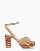 2726 Beige Damessandalen