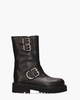 2796 Zwart Dames Enkelboots