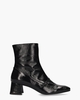 2901 Zwart Dames Enkelboots