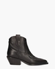 5252 Zwart Dames Enkelboots