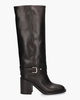5284 Zwart Damesboots