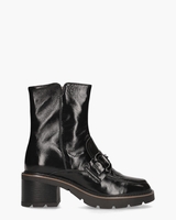 6418 Zwart Dames Enkelboots