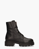 6845 Zwart Dames Veterboots