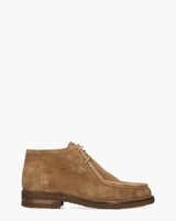 A7025 Cognac Dames Veterschoenen