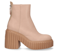 AGL Tiggy D263501 Beige Dames Enkelboots