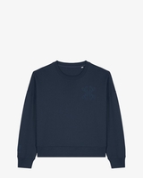 Alma Donkerblauw Damessweater