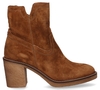Alpe 4395 Cognac Dames Enkelboots