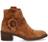 Alpe 4444 Cognac Dames Enkelboots