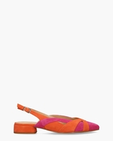 Anouk-Ma Oranje/Roze Dames Slingbackpumps