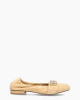 AO0902 Lichtbruin Damesloafers