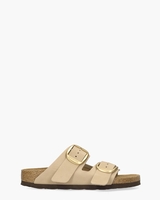 Arizona Big Buckle Beige Damesslippers