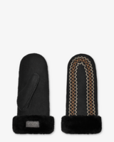 Atherson Embroidered Mitten Black Dameshandschoenen