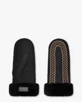 Atherson Embroidered Mitten Black Dameshandschoenen