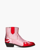Austin Metallic Roze/Rood Dames Enkelboots