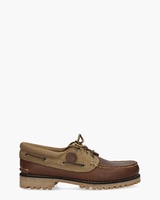 Authentics 3-Eye Classic Lug Boat Shoe Roodbruin Heren Veterschoenen