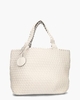 BAG08 Off-White/Zilver Tas