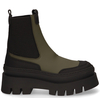 Bronx Evi Ann Groen/Zwart Dames Chelseaboots