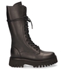 Bronx Groov-y High Top Zwart Dames Veterboots