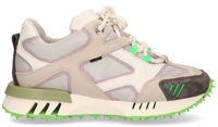 Bronx Hacker Off-White/Groen Damessneakers