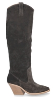 Bronx Low-Kole Donkergrijs Damesboots