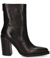 Bronx Mya-Mae Zwart Dames Enkelboots