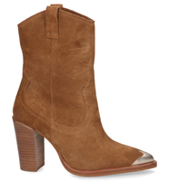 Bronx New-Americana Metal Toe Bruin Dames Enkelboots