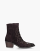 Carlotta Aubergine Dames Enkelboots