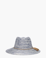 Caroline Blauw/Wit Dameshoed