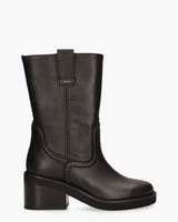 Cassy Slouch Zwart Damesboots