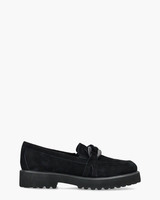 Celestina Zwart Damesloafers
