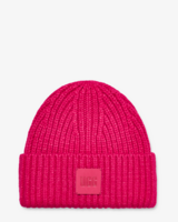 Chunky Rib Beanie Cerise Muts