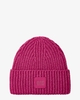 Chunky Rib Beanie Chroma Pink Muts