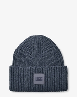 Chunky Rib Beanie Dark Wave Muts