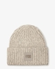 Chunky Rib Beanie Light Grey Muts
