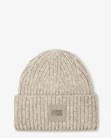 Chunky Rib Beanie Light Grey Muts