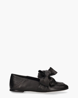 Cindy Ribbon Zwart Damesloafers