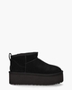 Classic Ultra Mini Platform Boot Black Dames Enkelboots