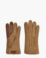 Contrast Sheepskin Tech Glove Chestnut Herenhandschoenen