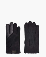 Contrast Sheepskin Tech Glove Zwart Herenhandschoenen