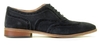 Daniel Kenneth Korvin Donkerblauw Heren Veterschoenen