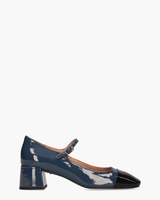 Daniella Grijsblauw/Zwart Damesloafers