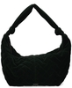 DAY ET Day XL Putty Velvet Hobo Donkergroen Tas