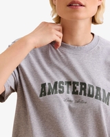 Demi Amsterdam Tee Grijs Dames T-Shirt