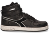 Diadora Sport Magic Basket Mid Icona Leather Zwart Damessneakers