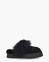 Disquette Chalet Slipper Black Damespantoffels