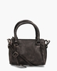 Distress Deon Bowler Bag Small Zwart Tas