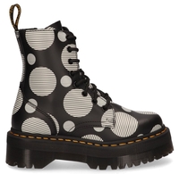 Dr. Martens Jadon Platform Polka Dot Zwart/Wit Dames Veterboots